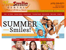 Tablet Screenshot of newsmiledds.com